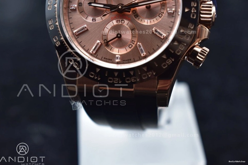 Best on 763 Strap BTF HighQuality Oysterflex 116515 SA 1:1 Edition Rubber RG Dial Daytona 0822
